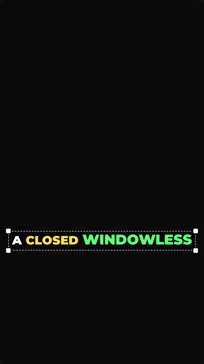 A caption on a transparent background, shown on a checkerboard